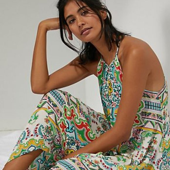 Anthropologie Dresses & Skirts - Anthro Ella Halter Tunic Dress XS/S